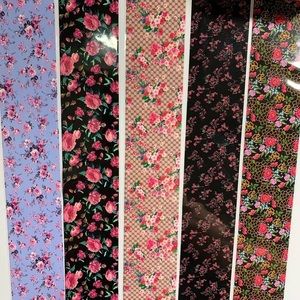 3/$15 10 yards Nail foils flowers florals